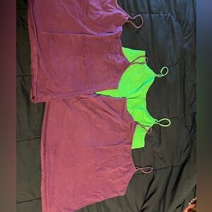 Faded Glory spaghetti strap tops